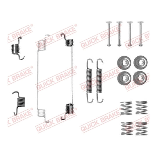 105-0014 Brake shoe fitting set