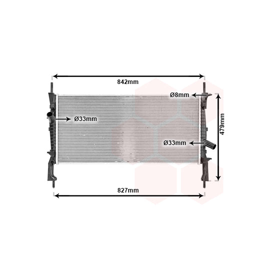 18002405 Radiator, engine cooling