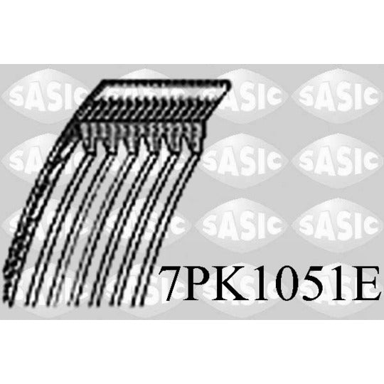 7PK1051E V-Ribbed Belt