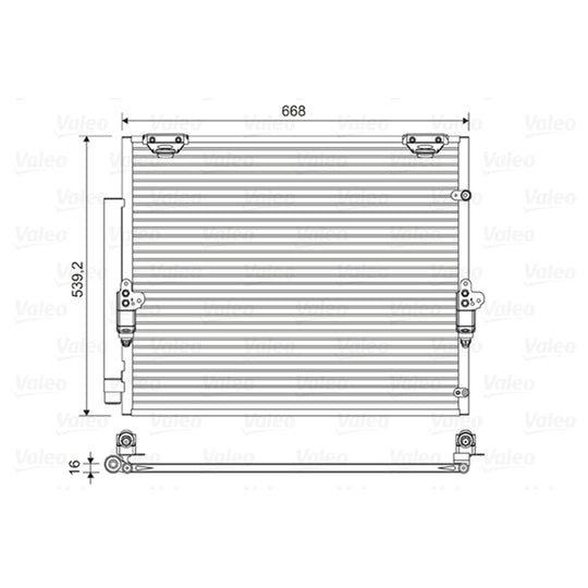 822621 Condenser, air conditioning