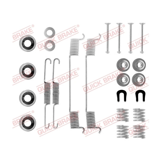 105-0635 Brake shoe fitting set