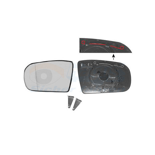 3029838 Mirror Glass, outside mirror