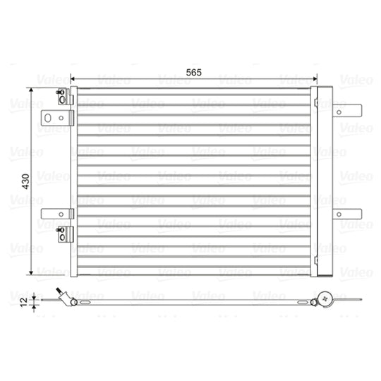 822564 Condenser, air conditioning