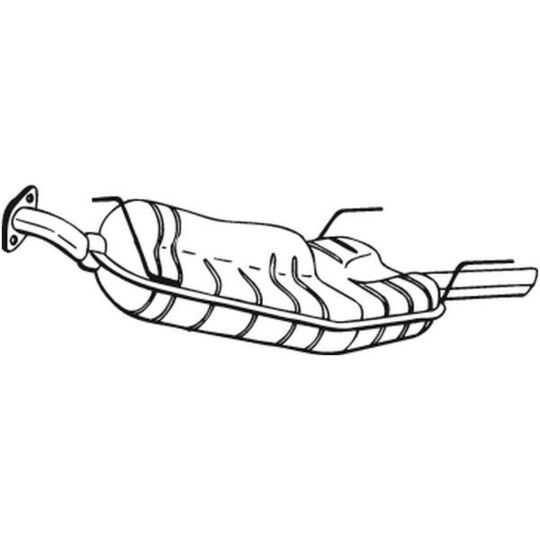 185-411 End Silencer