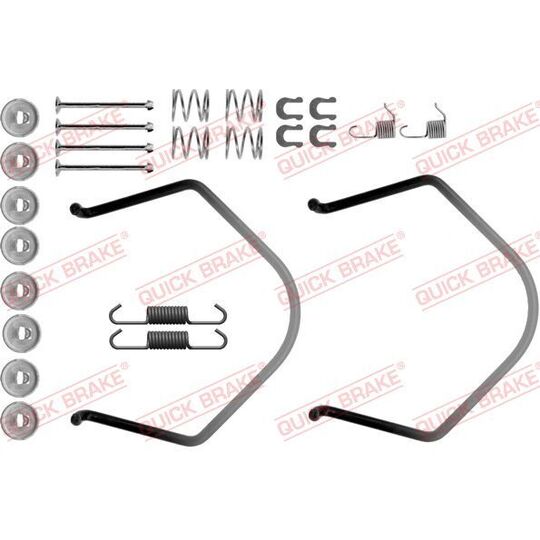 105-0638 Accessory Kit, brake shoes