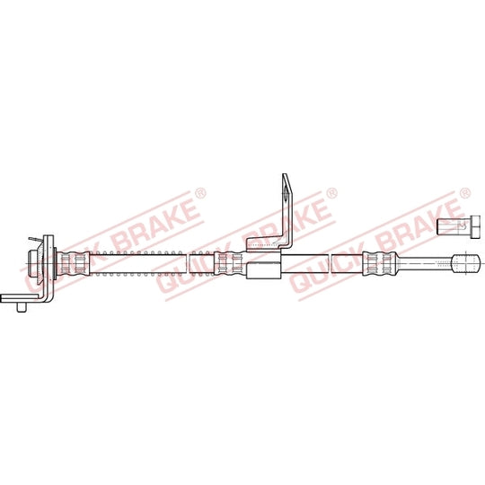 50.857X Flexible brake pipe
