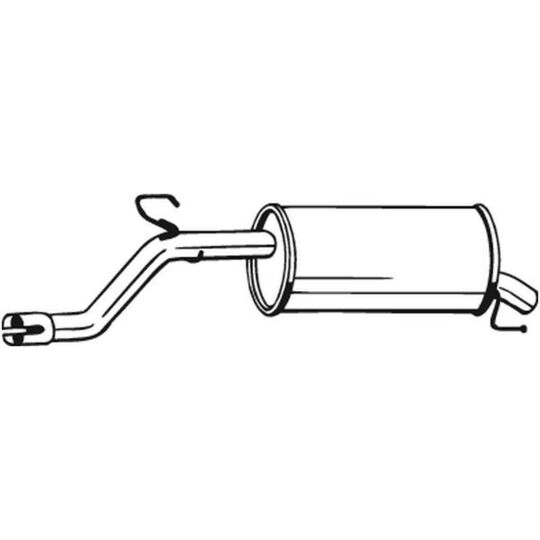 185-687 End Silencer