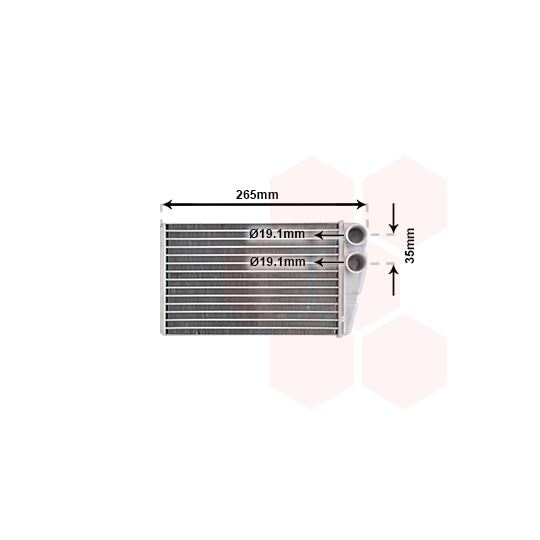 43006354 Heat Exchanger, interior heating