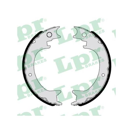 01198 Brake Shoe Set, parking brake