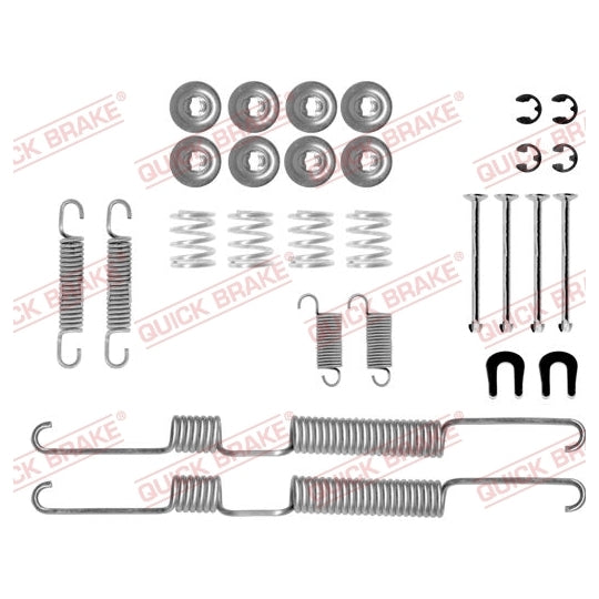 105-0730 Brake shoe fitting set