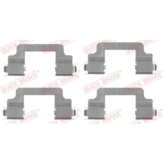 109-1727 Accessory Kit, disc brake pad
