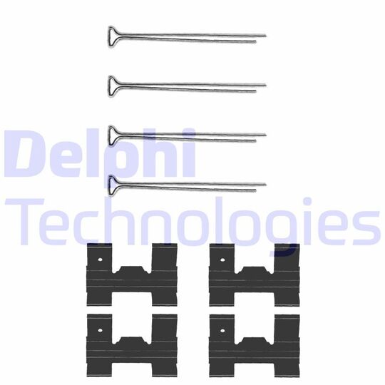 LX0023 Accessory Kit, disc brake pad