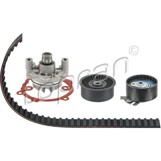 208 268 Water Pump & Timing Belt Set
