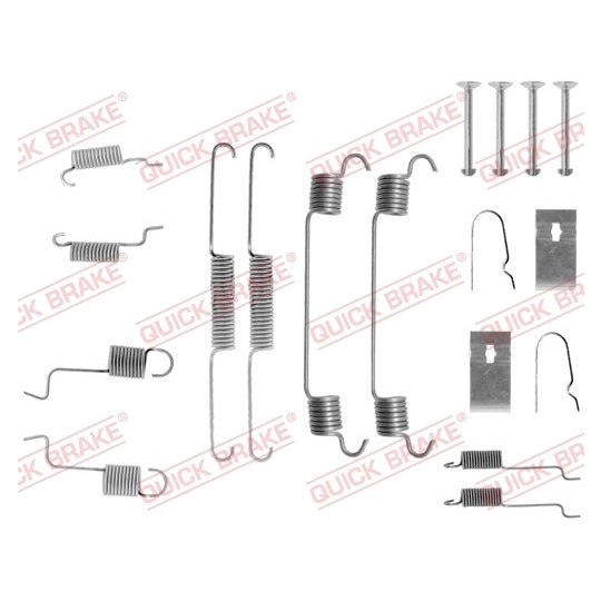 105-0742 Brake shoe fitting set