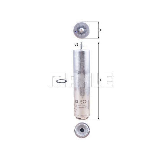 KL 579D Fuel filter