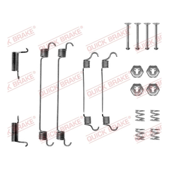 105-0737 Brake shoe fitting set