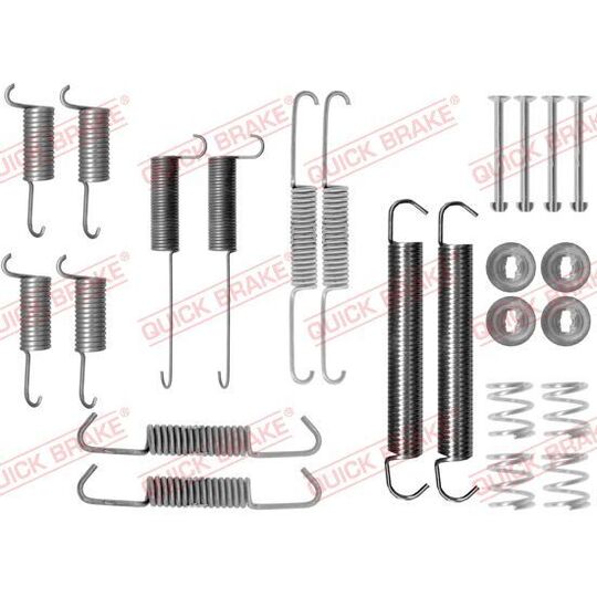 105-0712 Brake shoe fitting set