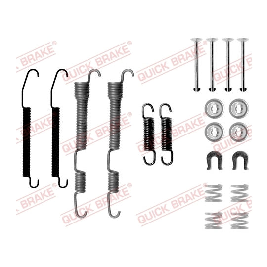105-0761 Brake shoe fitting set