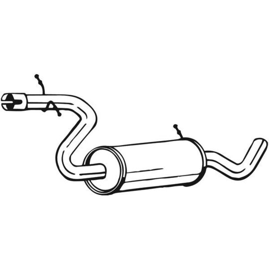 105-877 Middle Silencer