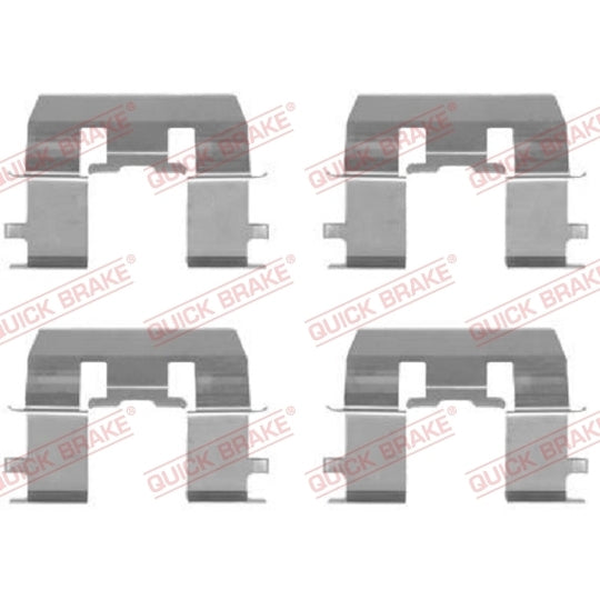 109-1281 Brake pad fitting set