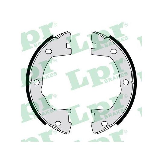 07800 Brake Shoe Set, parking brake