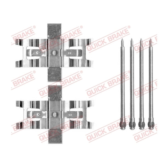 109-1805 Brake pad fitting set