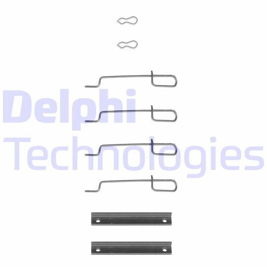 LX0044 Accessory Kit, disc brake pad