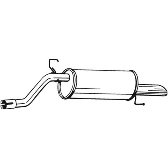 185-689 End Silencer