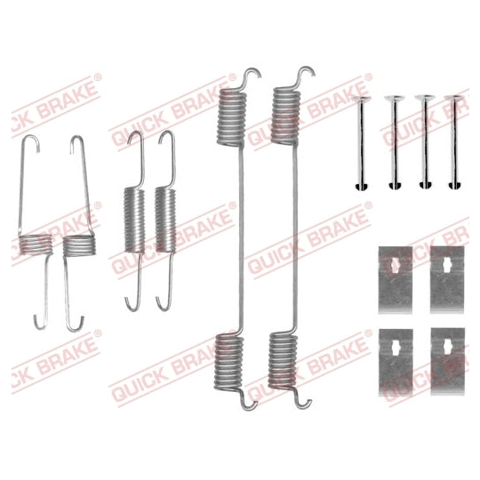 105-0859 Brake shoe fitting set