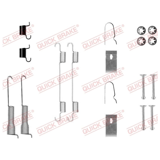 105-0800 Brake shoe fitting set