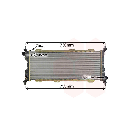 37002185 Radiator, engine cooling