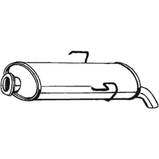135-419 End Silencer