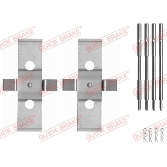 109-1637 Brake pad fitting set