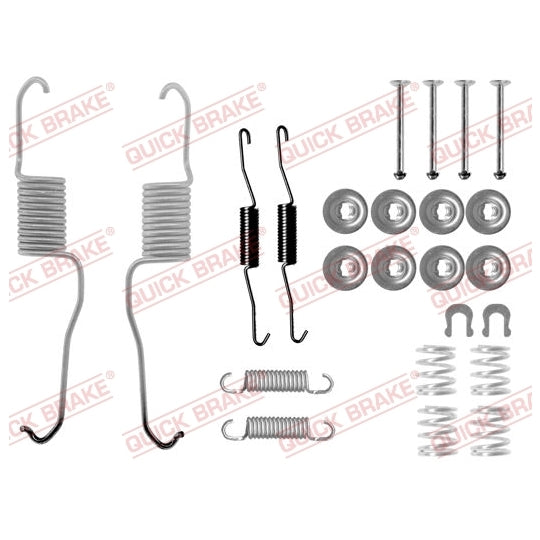 105-0886 Brake shoe fitting set