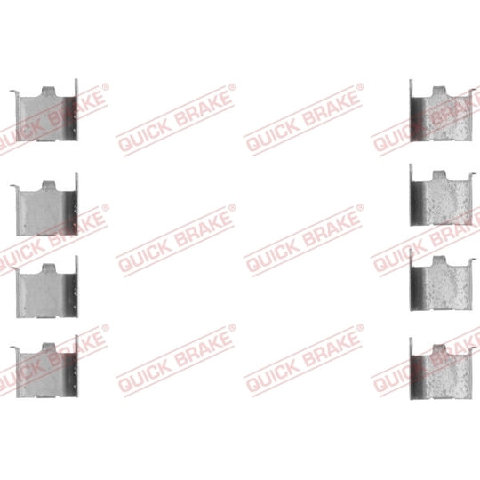 109-1132 Brake pad fitting set