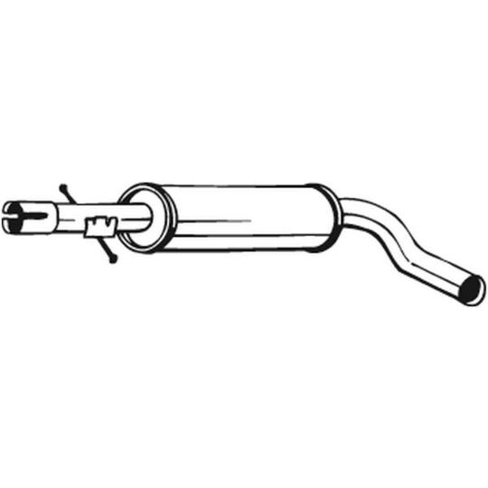 220-663 Middle Silencer