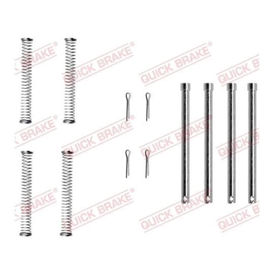 109-1128 Brake pad fitting set