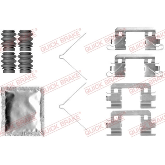 109-1811 Brake pad fitting set