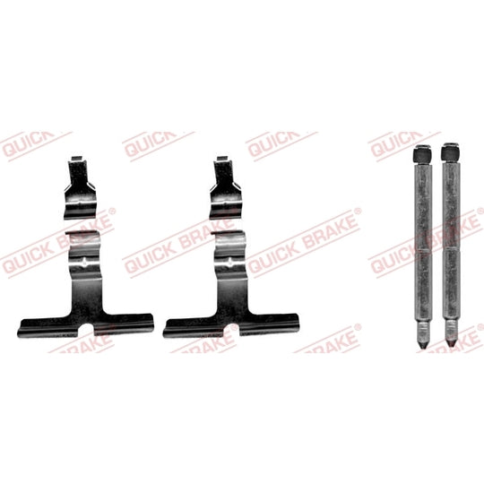 109-1676 Brake pad fitting set