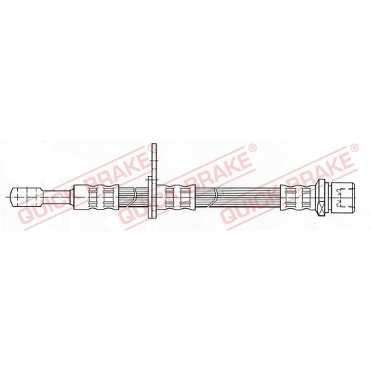 58.980 Flexible brake pipe