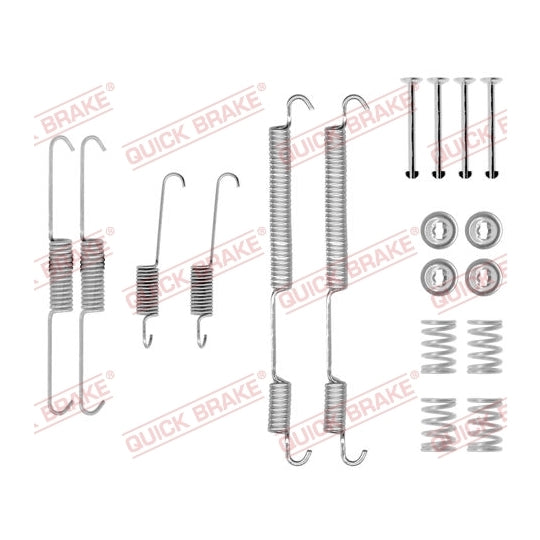 105-0753 Brake shoe fitting set
