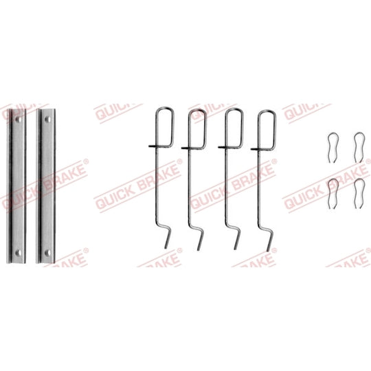 109-1151 Brake pad fitting set