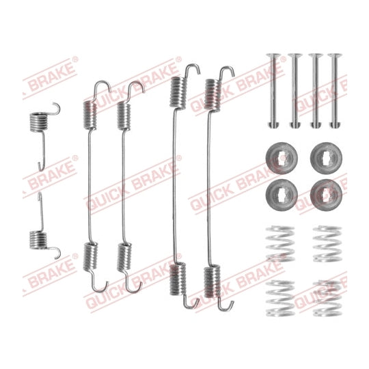 105-0750 Accessory Kit, brake shoes