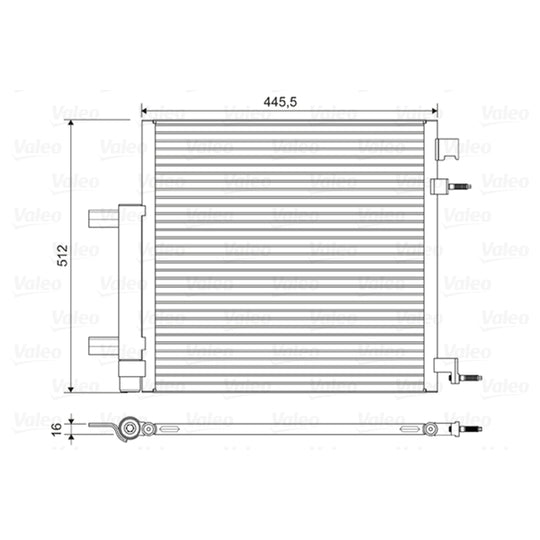 822578 Condenser, air conditioning