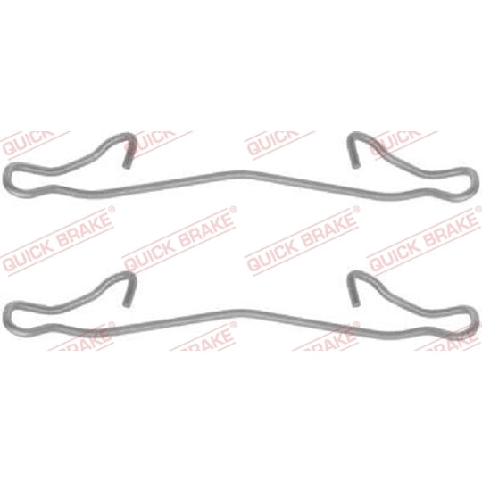 109-1121 Brake pad fitting set