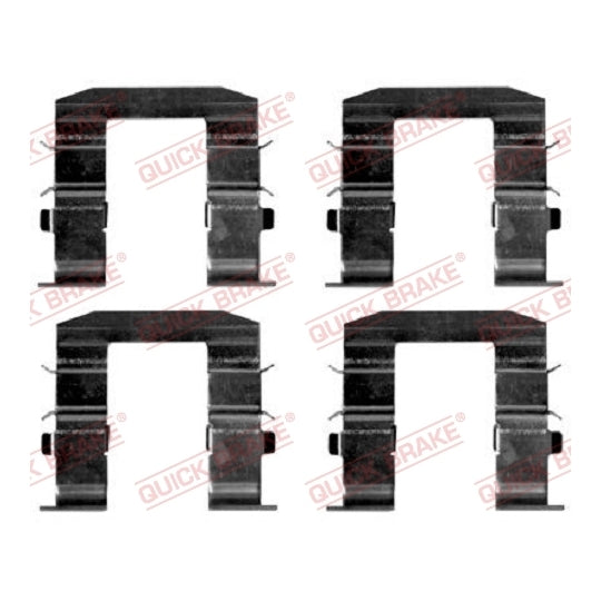109-1665 Brake pad fitting set