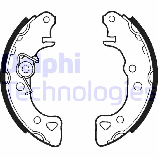 LS1319 Brake Shoe Set