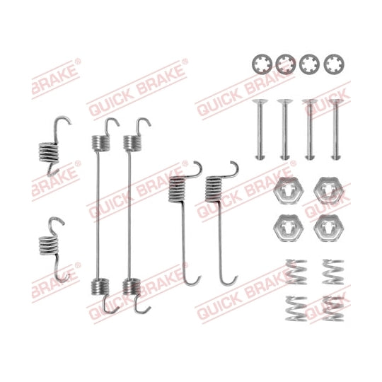 105-0650 Brake shoe fitting set
