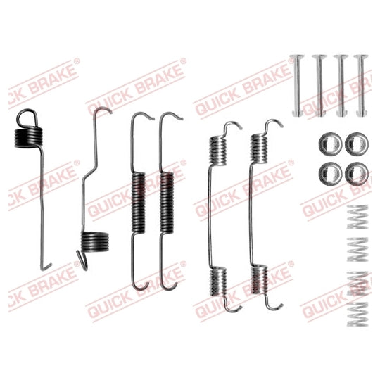 105-0804 Brake shoe fitting set