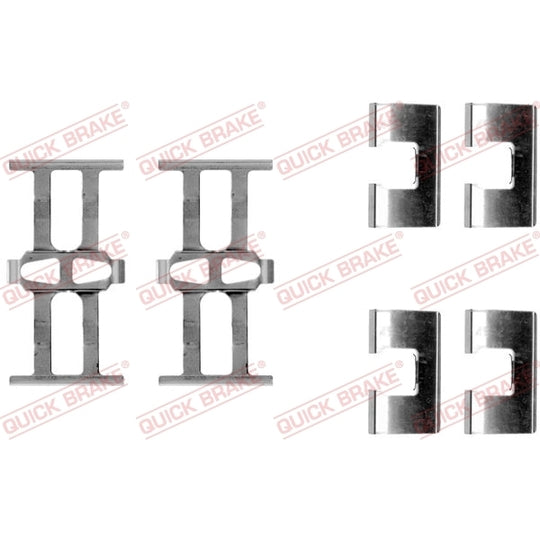 109-1118 Brake pad fitting set